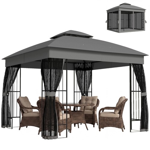 Outsunny m garden gazebo - 3, x